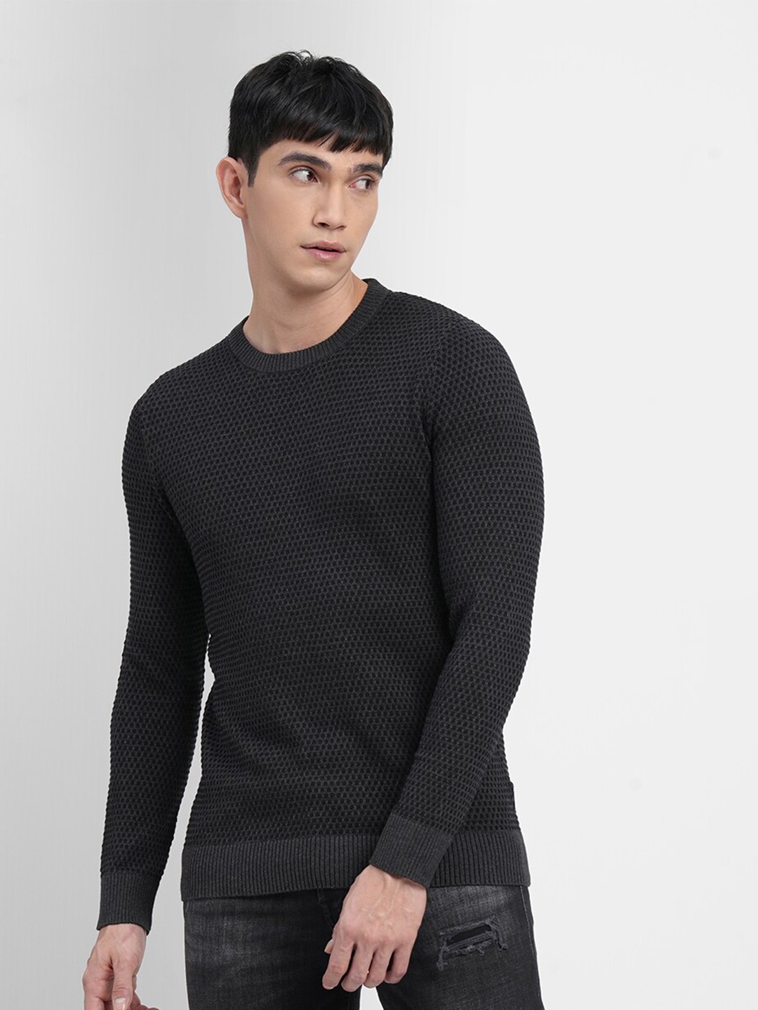 

Jack & Jones Men Grey Pullover
