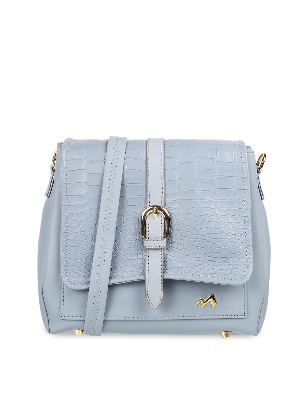 

Metro Blue Structured Sling Bag