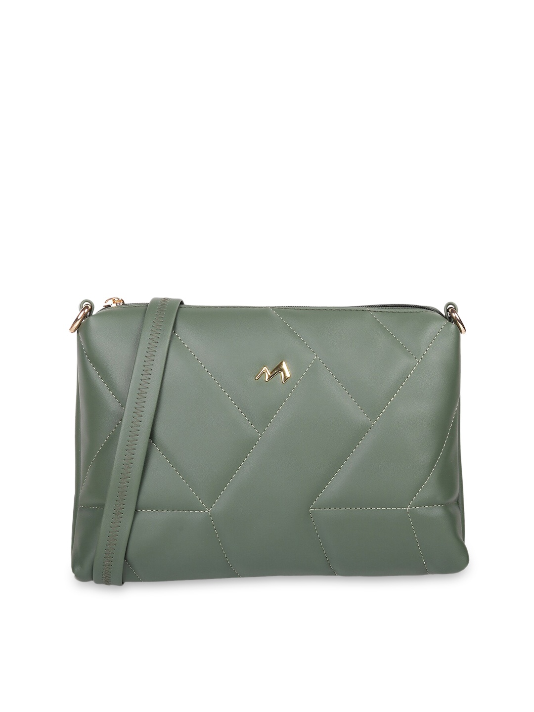 

Metro Green Structured Sling Bag