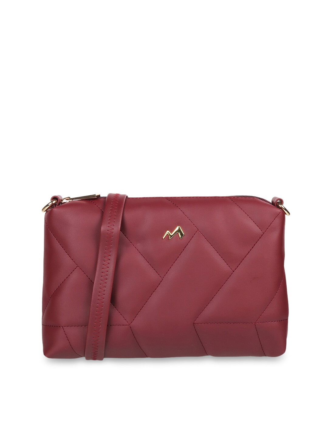 

Metro Maroon Structured Sling Bag