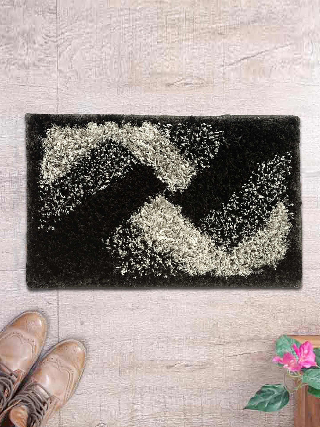 

ROMEE Black Rectangle Doormat