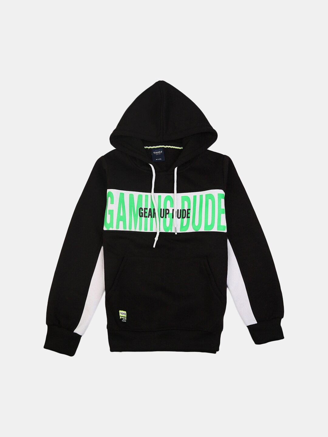 

V-Mart Boys Black Printed Cotton Sweatshirt