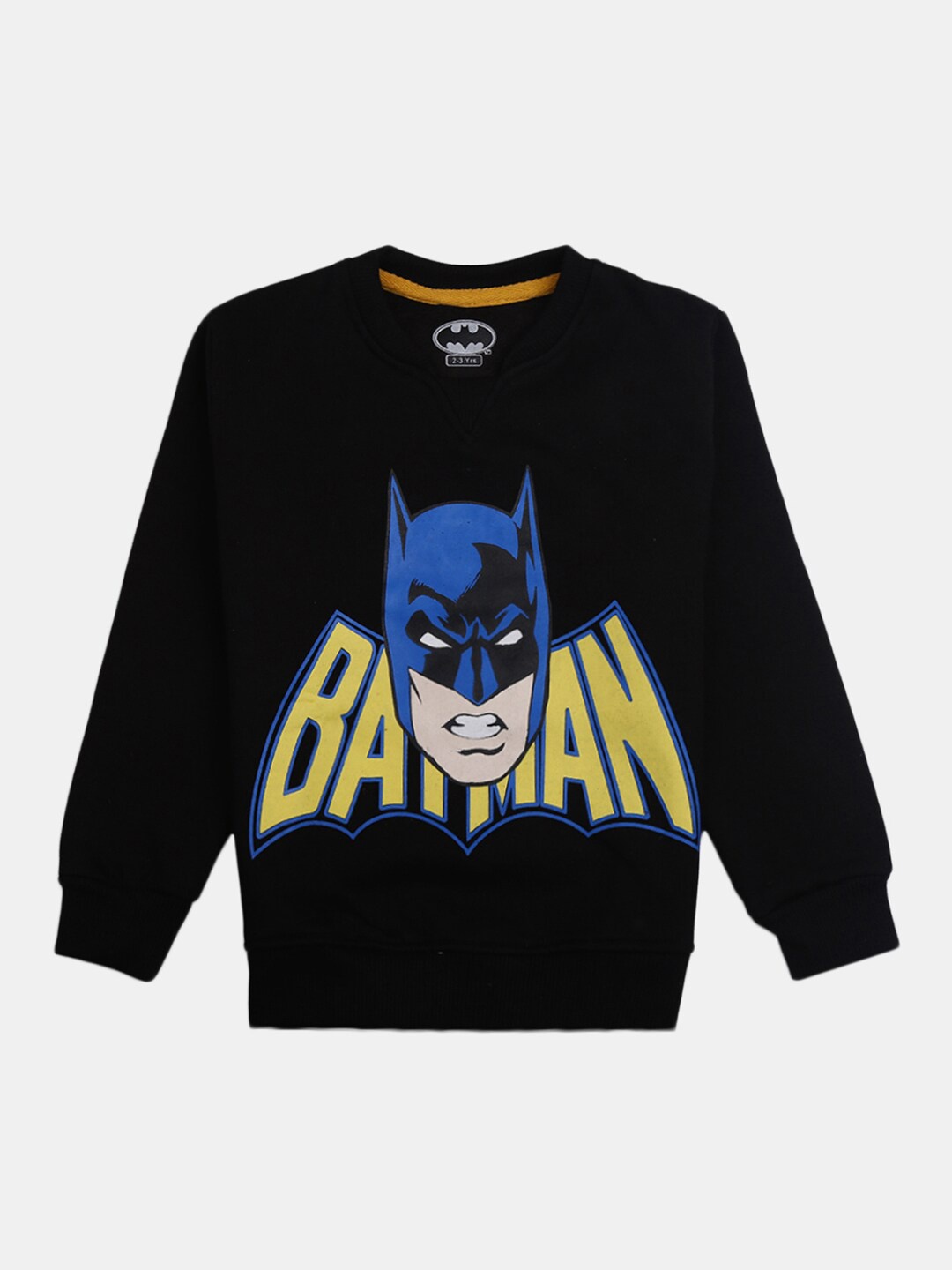 

V-Mart Boys Black Printed Cotton Sweatshirt
