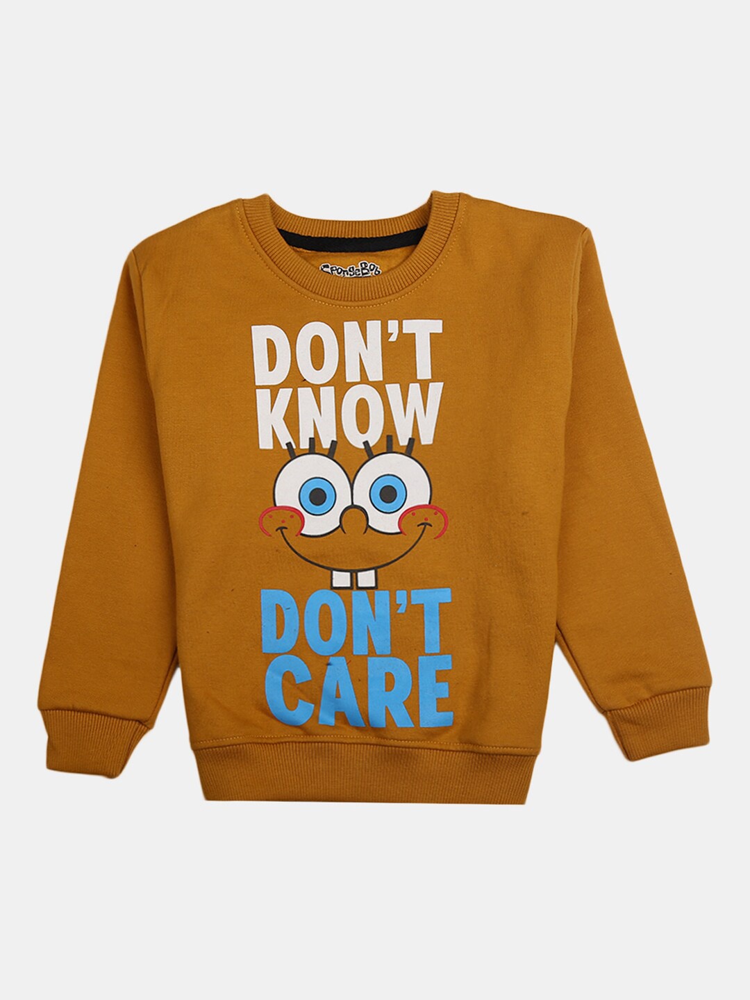 

V-Mart Boys Brown Printed Cotton Sweatshirt