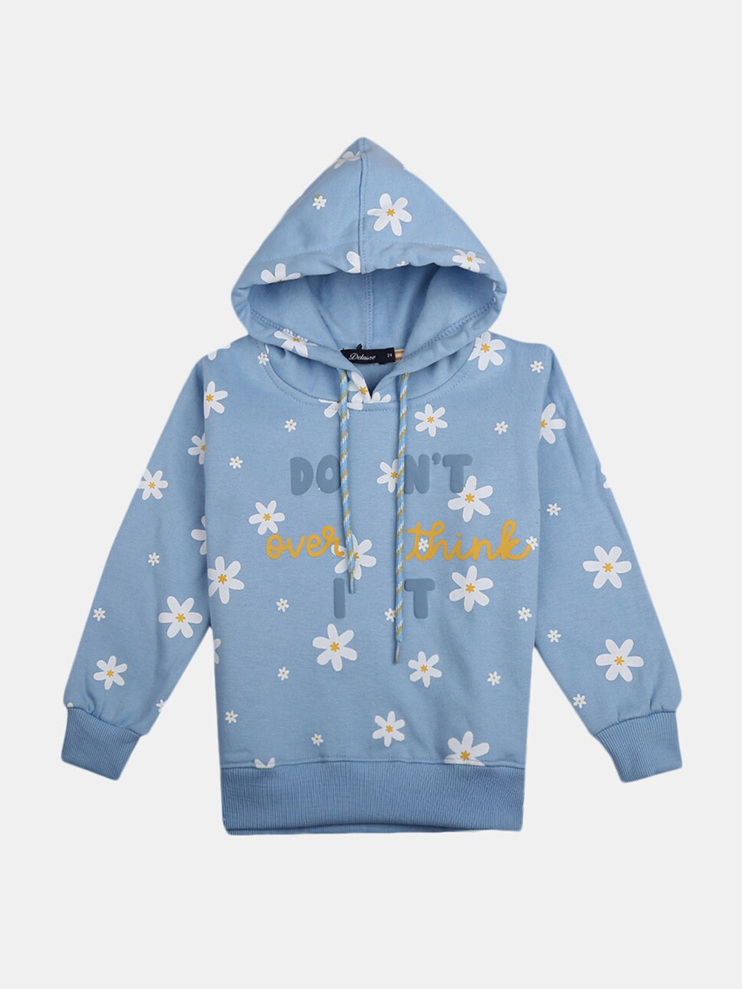 

V-Mart Girls Blue Printed Cotton Sweatshirt