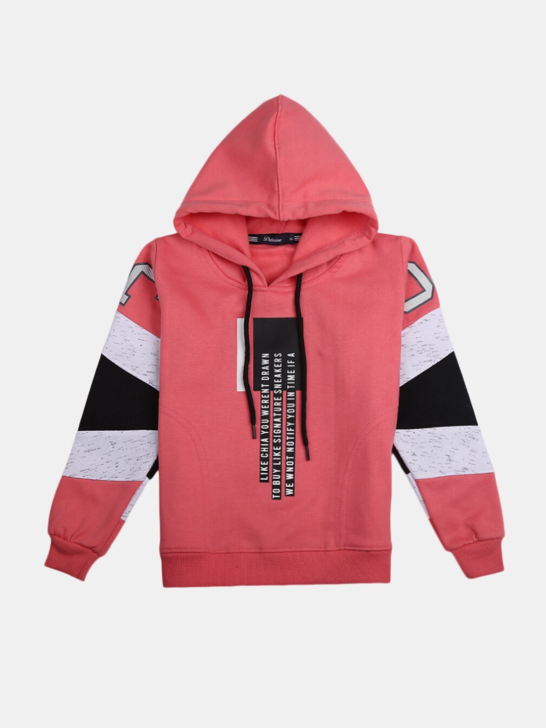 

V-Mart Girls Pink Printed Cotton Sweatshirt