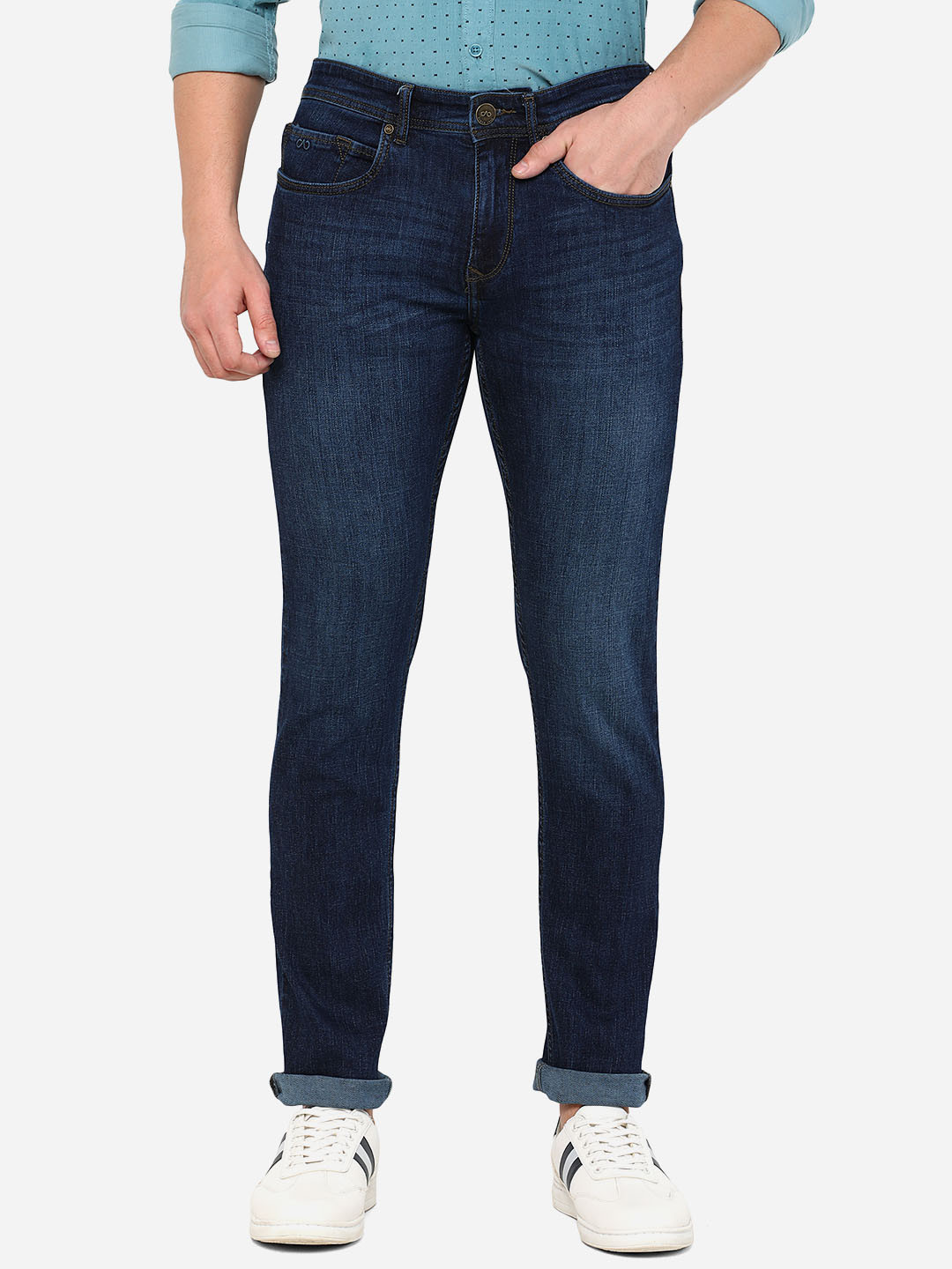 

JADE BLUE Men Blue Straight Fit Light Fade Jeans