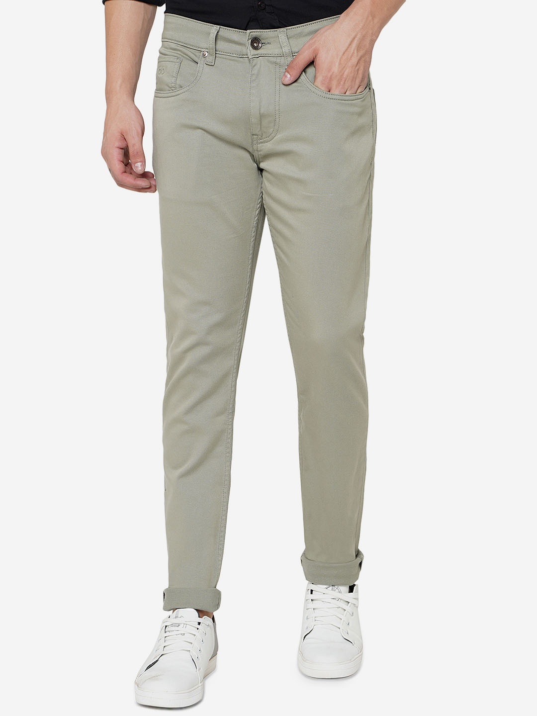 

JADE BLUE Men Regular Fit Jeans, Olive