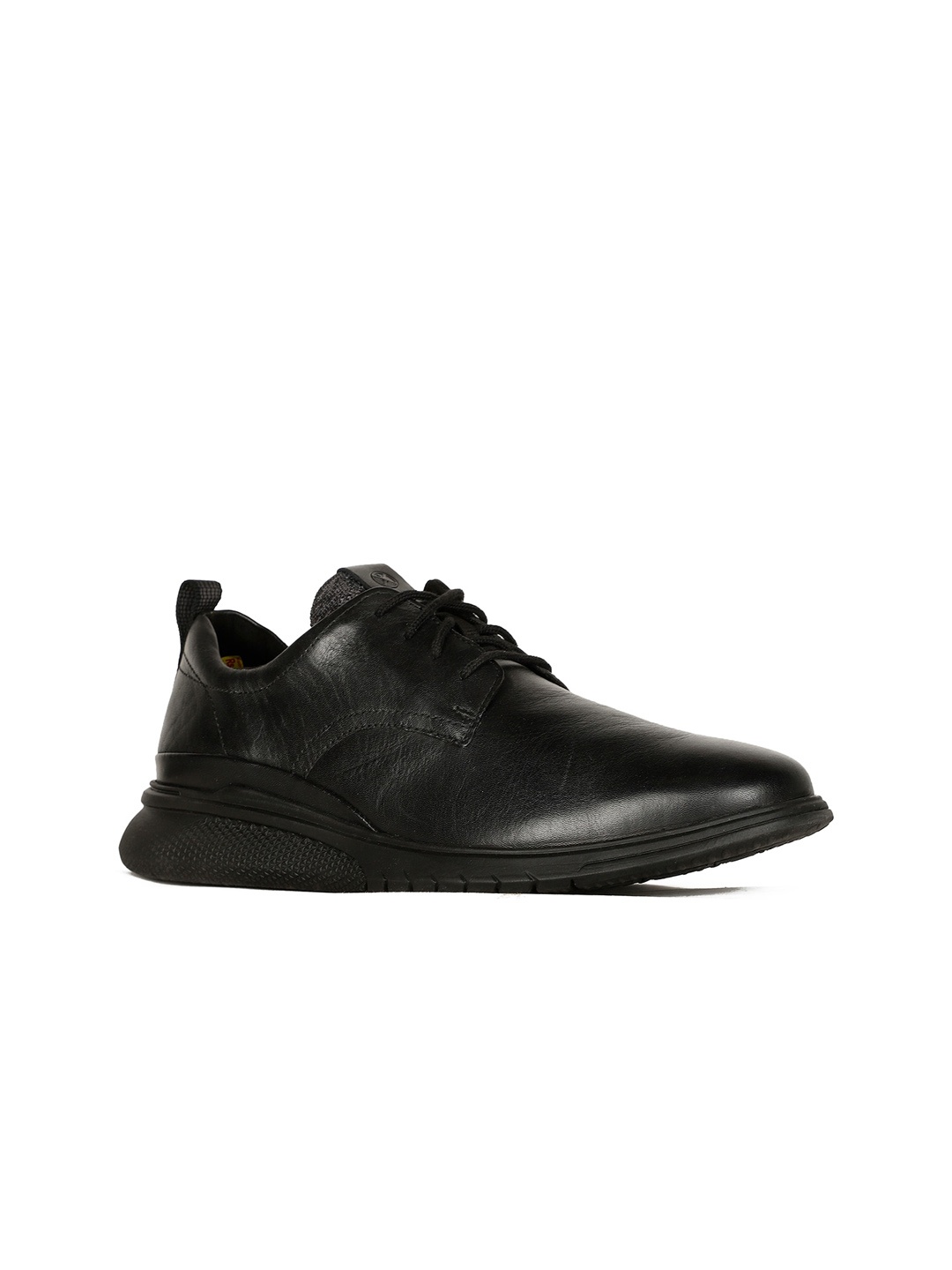 

Hush Puppies Men Black Leather Sneakers