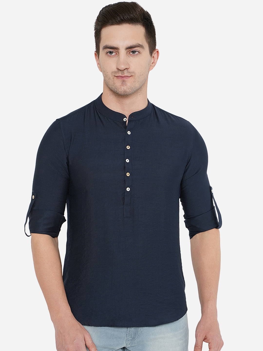 

JB STUDIO Men Blue Kurta