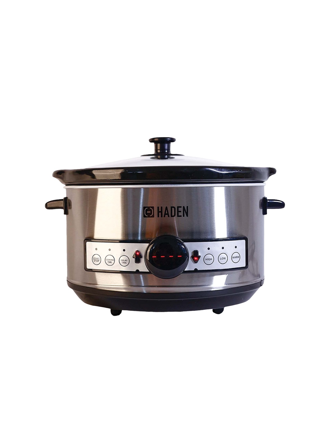 

Haden Silver Solid Stainless Steel Digital Slow Cooker With Timer 3.5 L