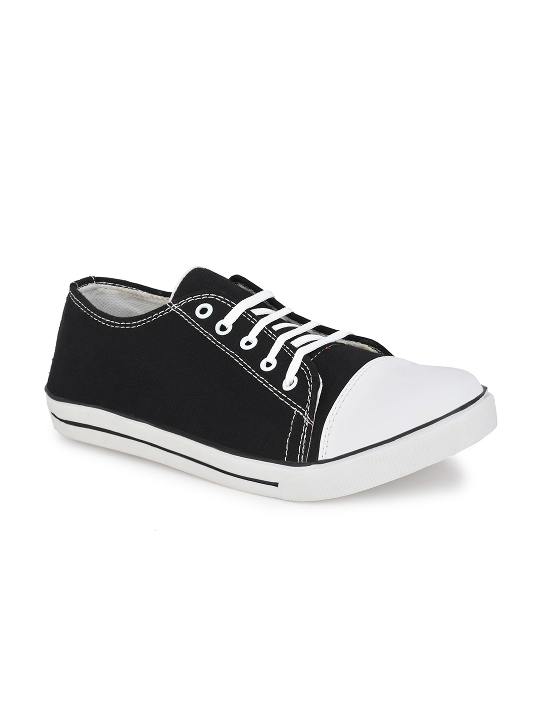 

MENGLER Men Black Colourblocked Sneakers