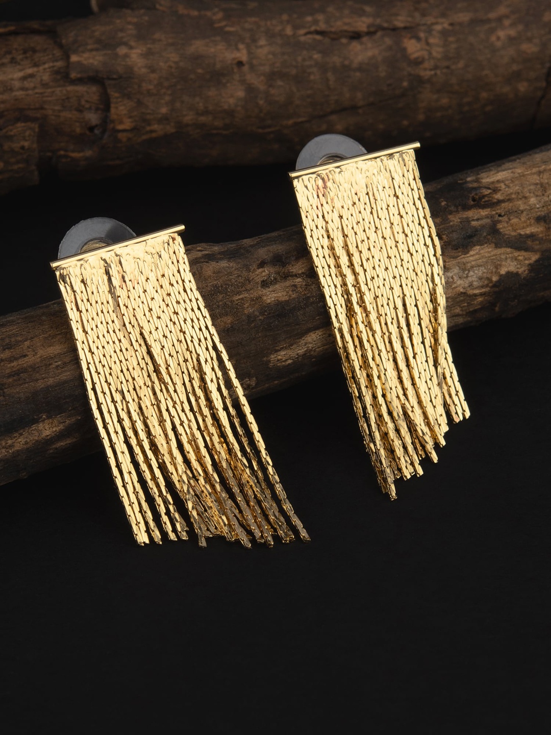 

E2O Gold-Plated Contemporary Studs Earrings