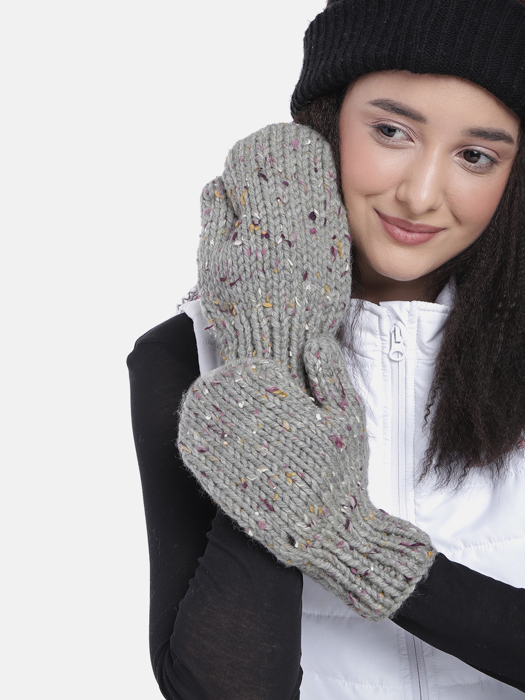 

Magic Needles Unisex Grey Handmade Fingerless Gloves