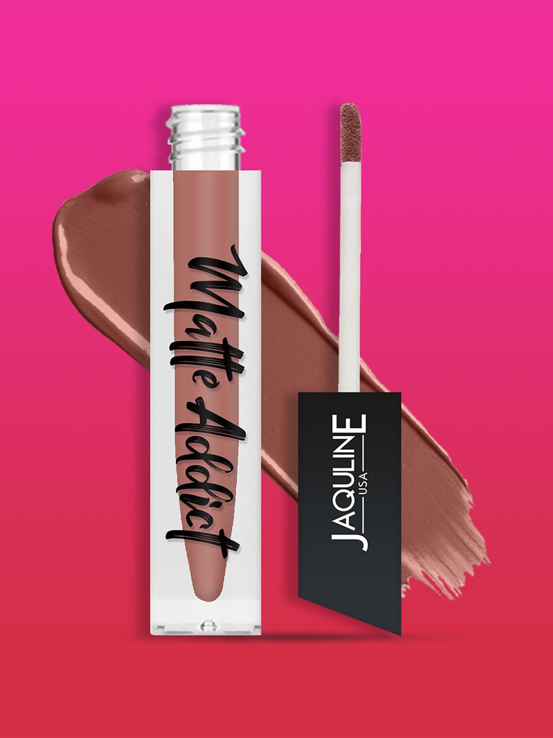 

Jaquline USA Matte Addict Liquid Lipstick 4 ml - Cover Girl 02, Brown