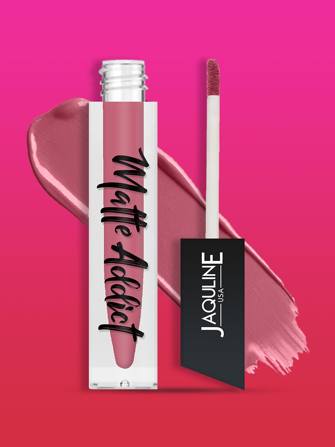 

Jaquline USA Matte Addict Liquid Lipstick 4 ml - Babe Alert 06, Pink