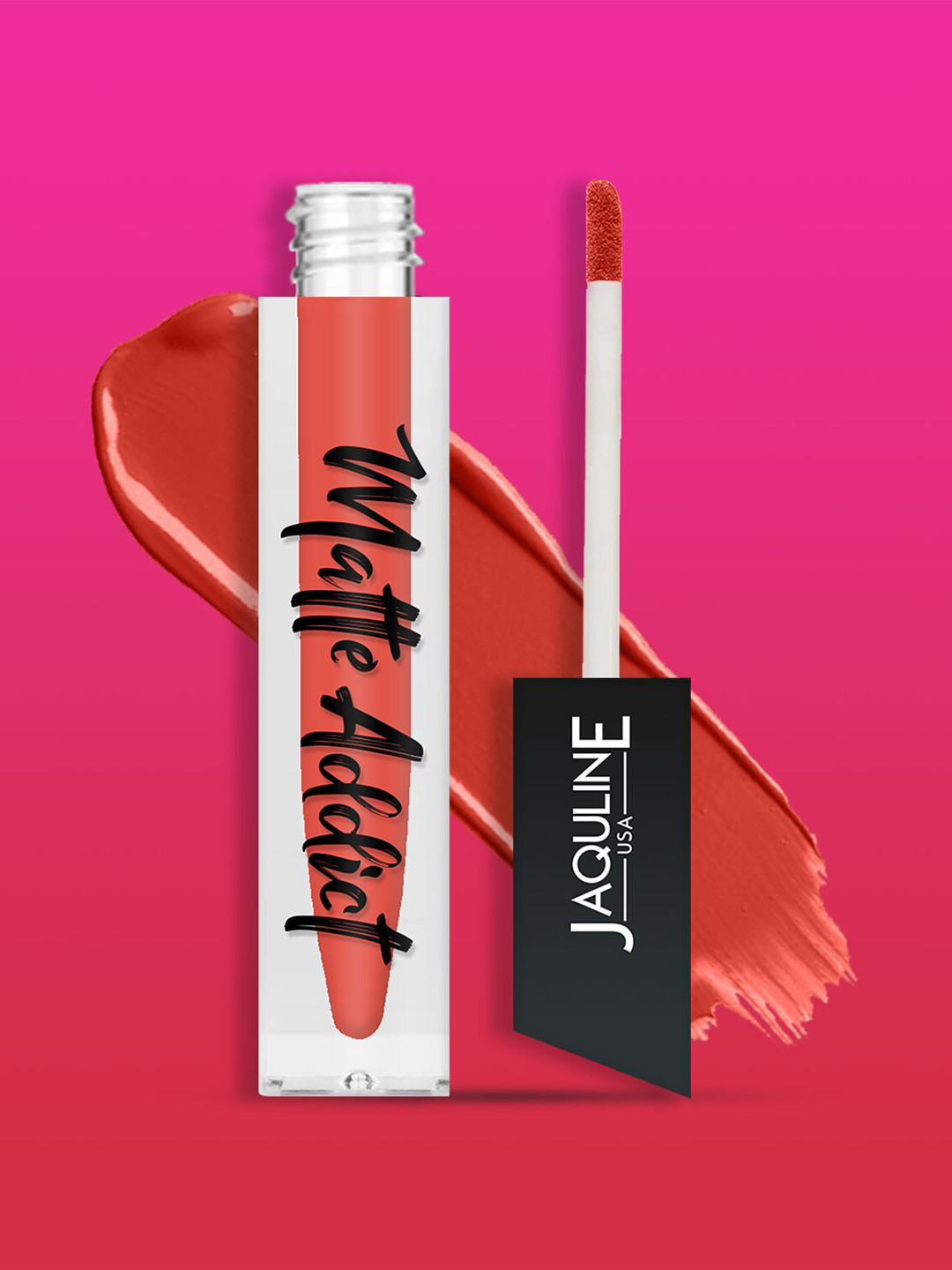 

Jaquline USA Matte Addict Liquid Lipstick 4 ml - Seductress 03, Red