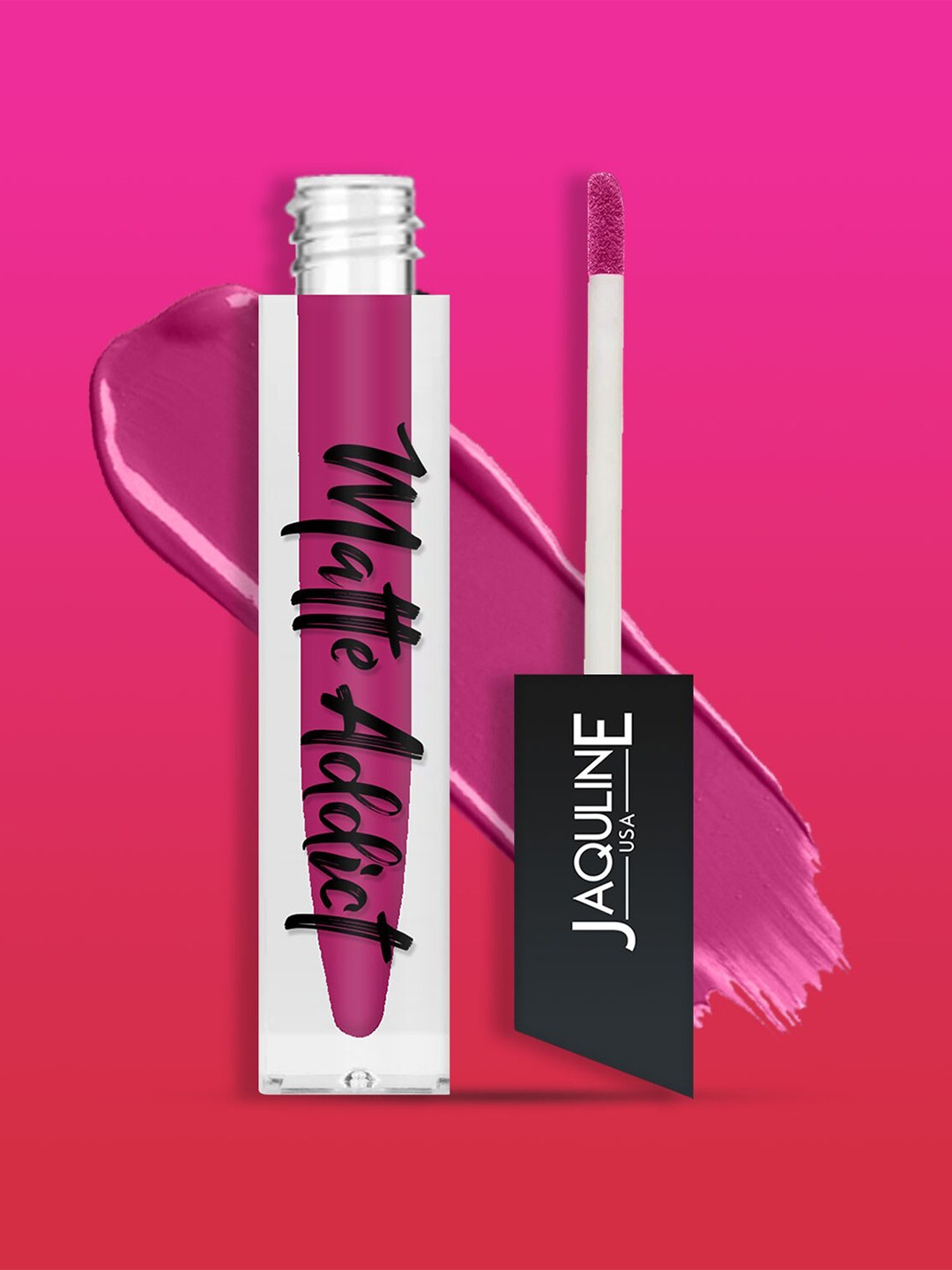 

Jaquline USA Matte Addict Liquid Lipstick 4 ml - Knock Out 12, Pink