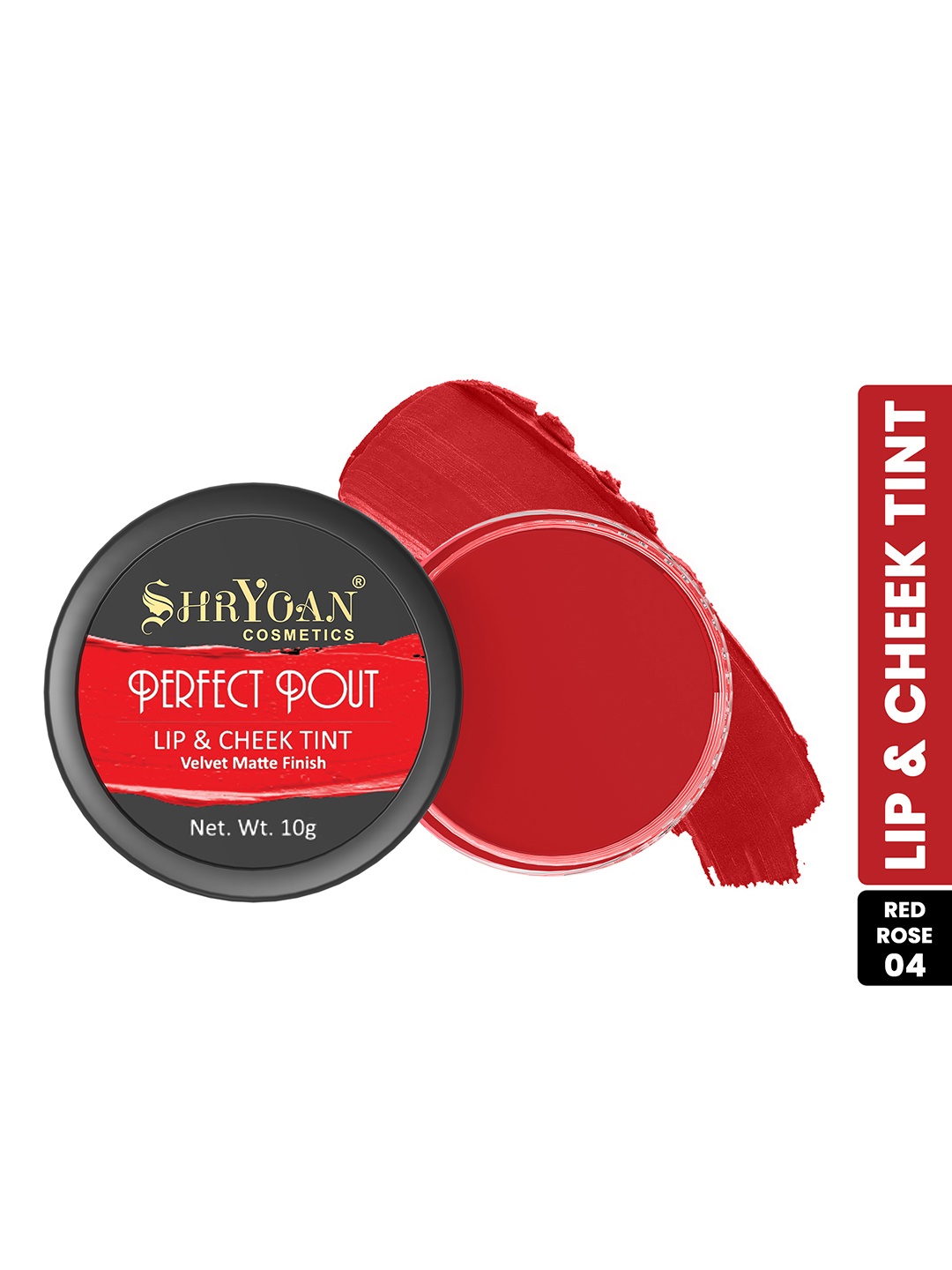 

SHRYOAN Red Rose Creamy Matte Lip & Cheek Tint