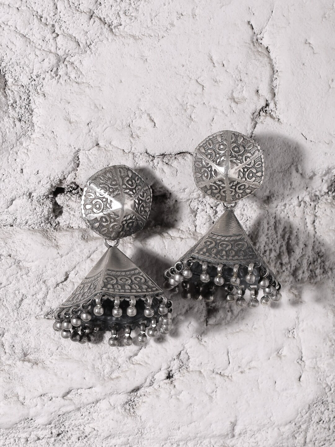 

ADORN by Nikita Ladiwala 92.5 Sterling Silver Classic Jhumkas Earrings