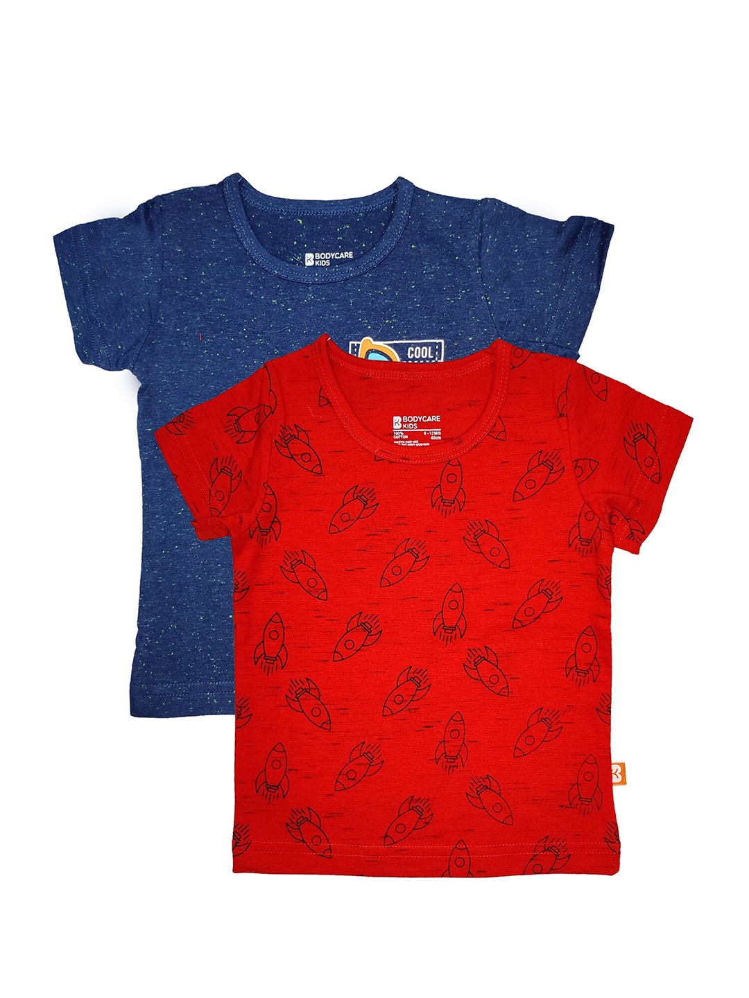 

Bodycare Kids Boys Assorted Cotton Printed T-shirt Pack of 2