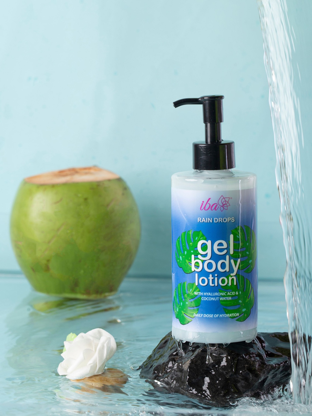 

Iba Rain Drops Gel Body Lotion-320ml, Blue