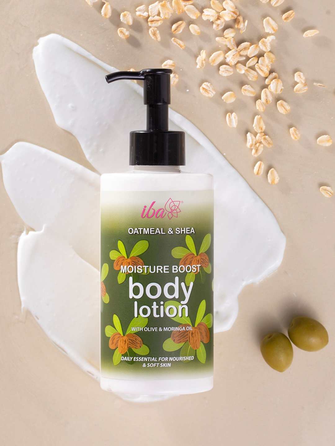 

Iba Oatmeal & Shea Moisture Boost Body Lotion 320ml, Green