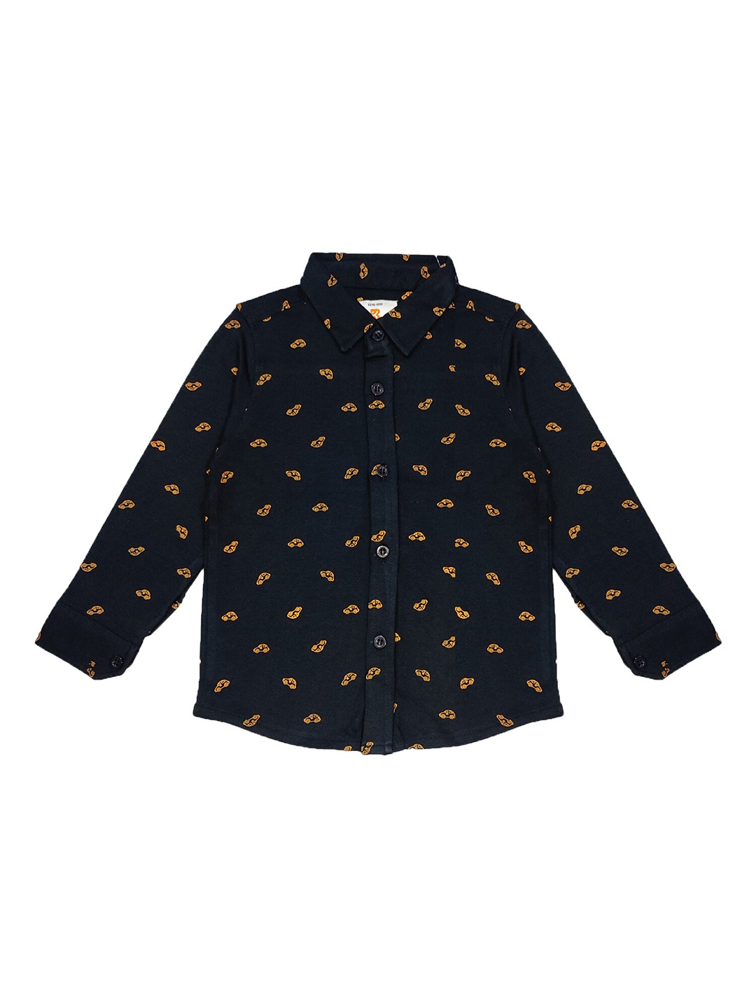 

Bodycare Kids Boys Black Printed Casual Shirt