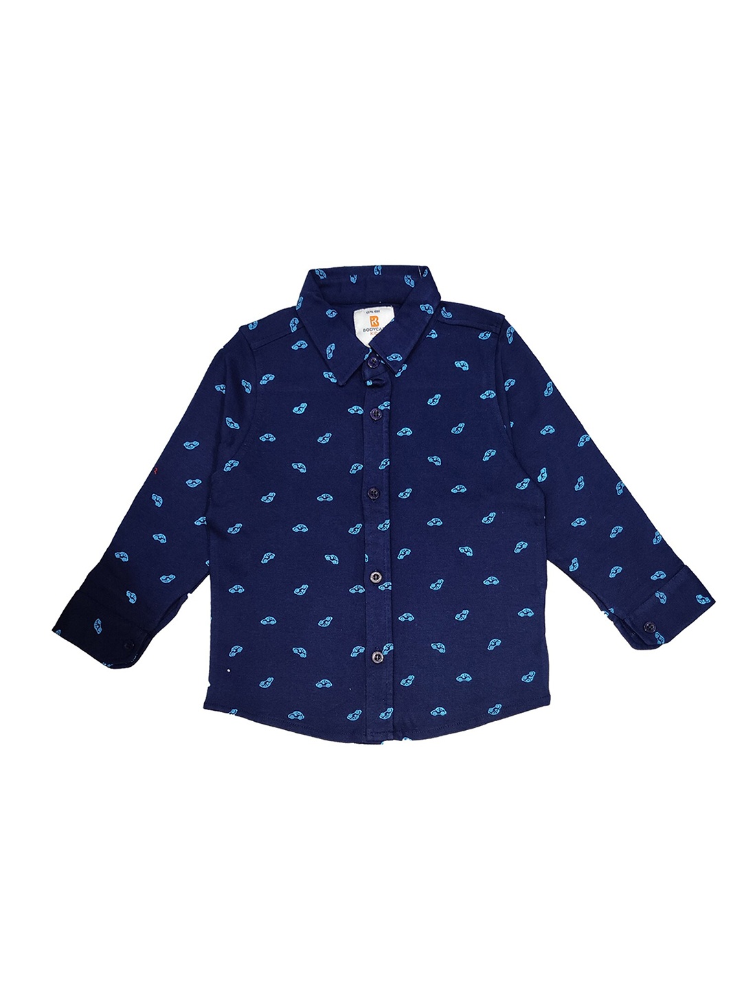 

Bodycare Kids Boys Navy Blue Printed Casual Shirt