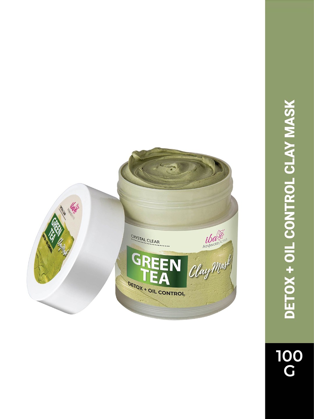 

Iba Advanced Activs Crystal Clear Green Tea Mask (Detox + Oil Control) 100gm