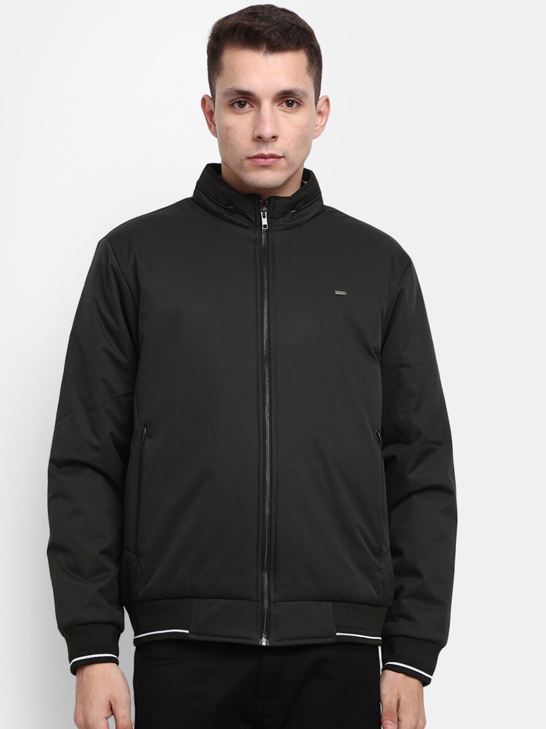 

V-Mart Men Olive Green Lightweight Outdoor Bomber Jacket