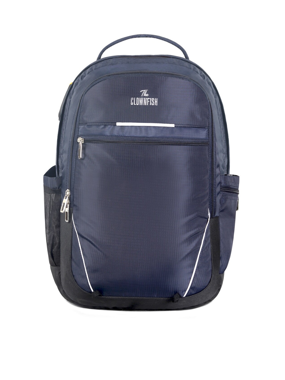 

THE CLOWNFISH Unisex Emerson Blue and White Backpack