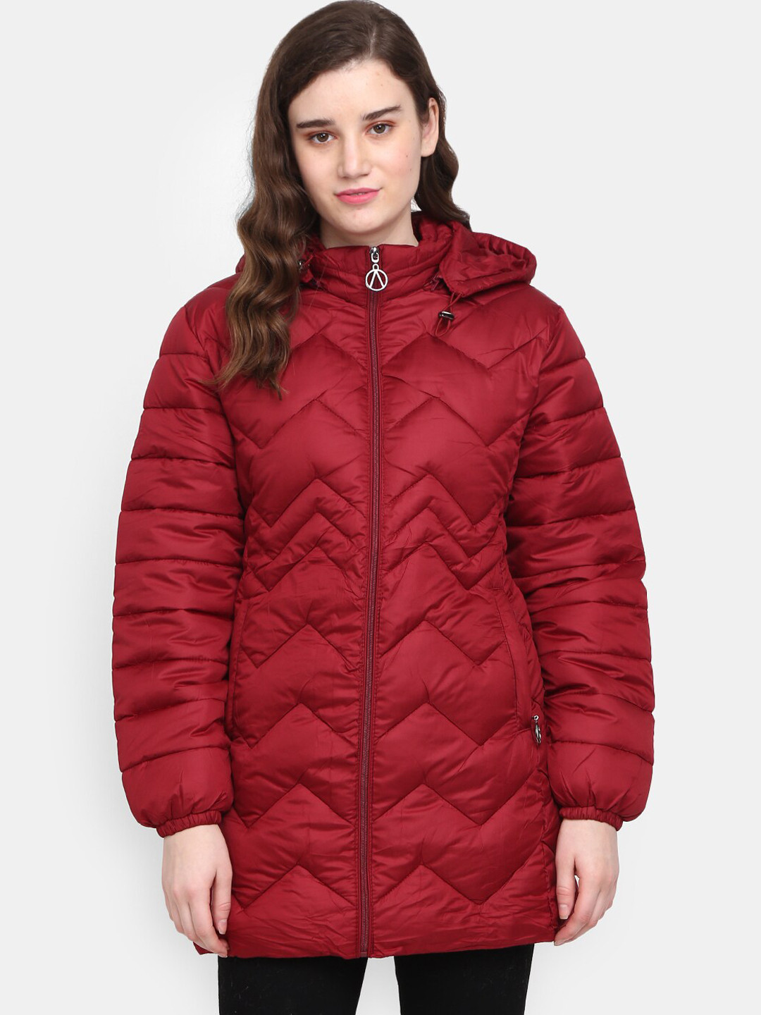 

V-Mart Women Red Lightweight Outdoor Padded Jacket