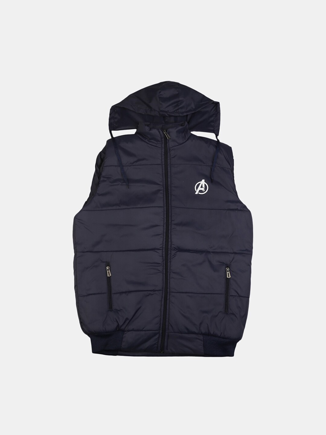 

V-Mart Boys Navy Blue Lightweight Cotton Bomber Jacket