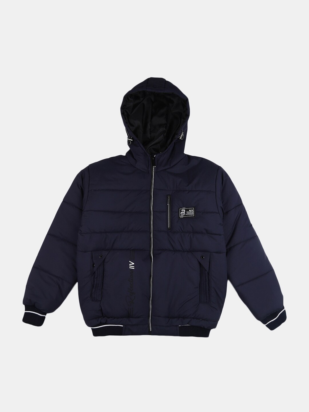 

V-Mart Boys Navy Blue Lightweight Cotton Bomber Jacket