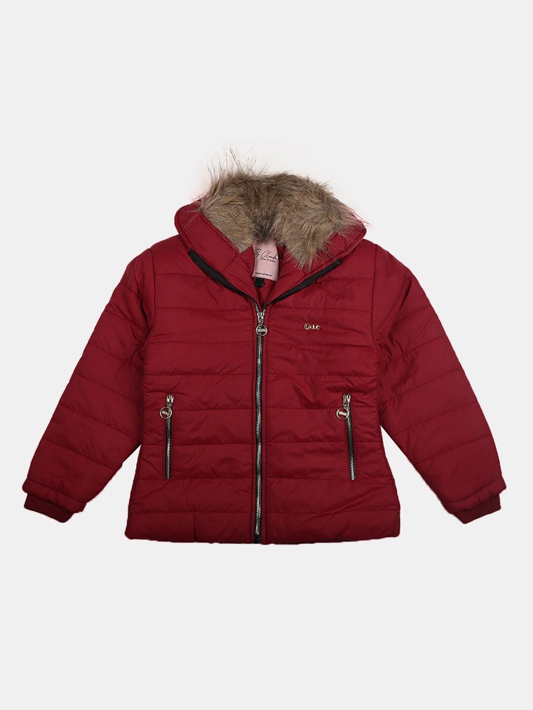 

V-Mart Girls Maroon Lightweight Parka Jacket