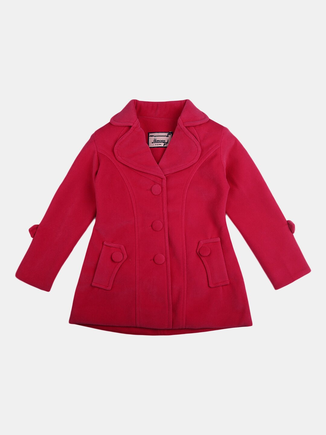 

V-Mart Girls Fuchsia Lightweight Longline Tailored Jacket