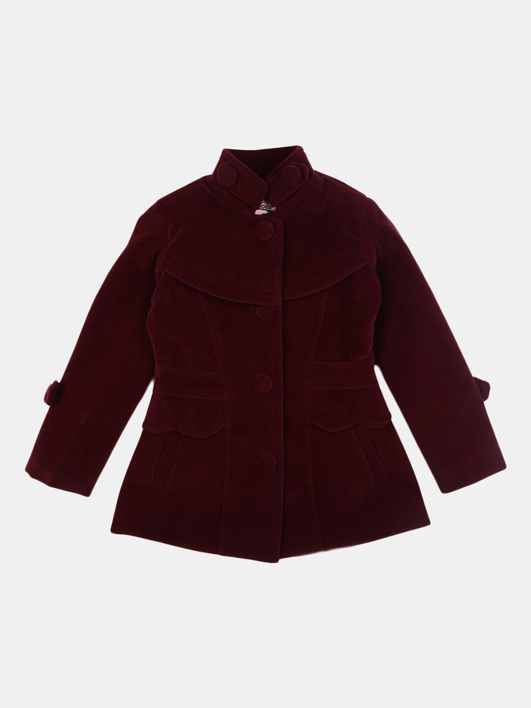 

V-Mart Girls Maroon Lightweight Longline Tailored Jacket