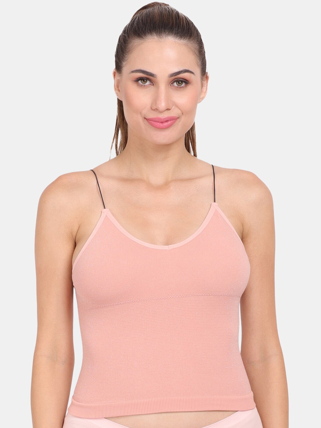 

Amour Secret Pink Lightly-Padded Camisole, Red