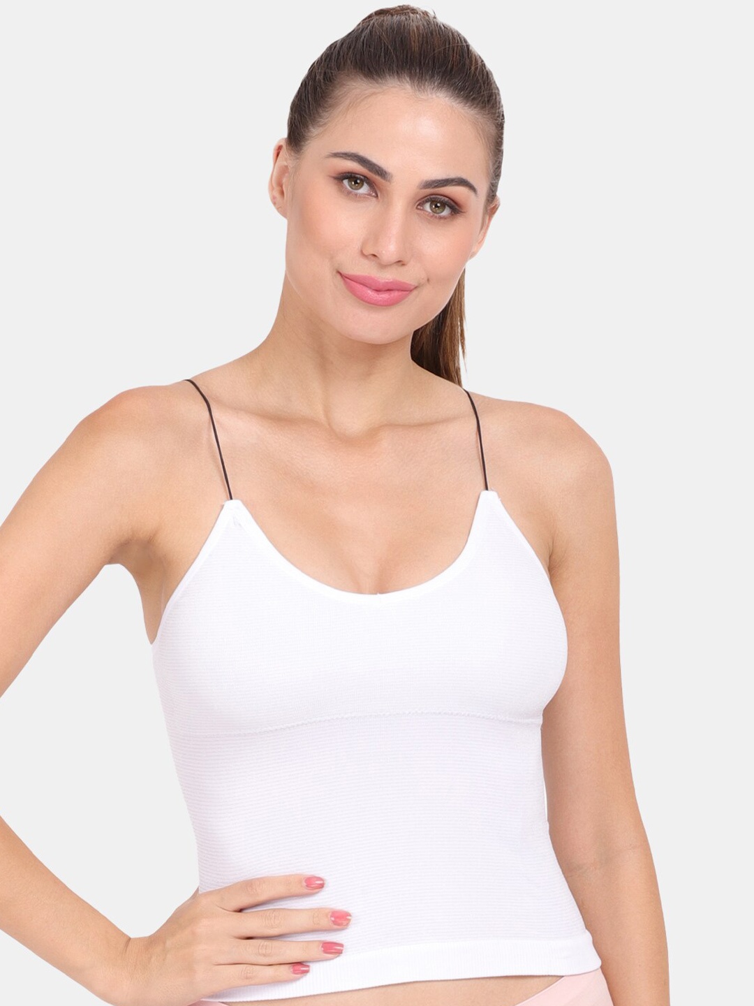 

Amour Secret White Lightly-Padded Camisole