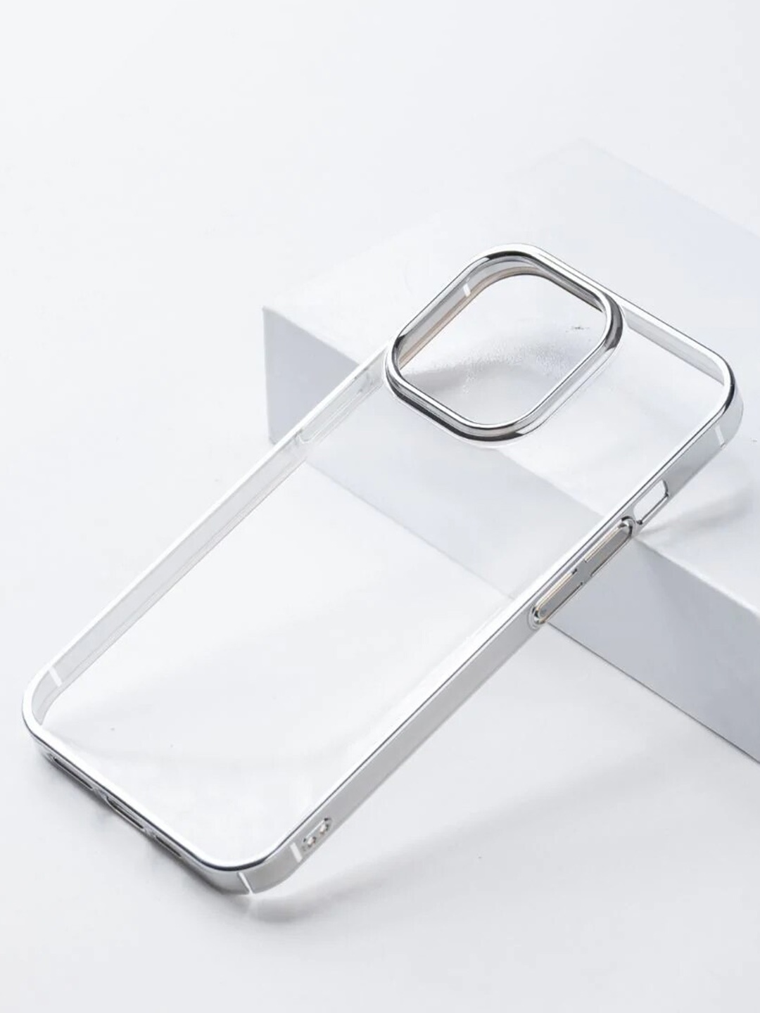 

Karwan Silver Solid iPhone 14 Back Case