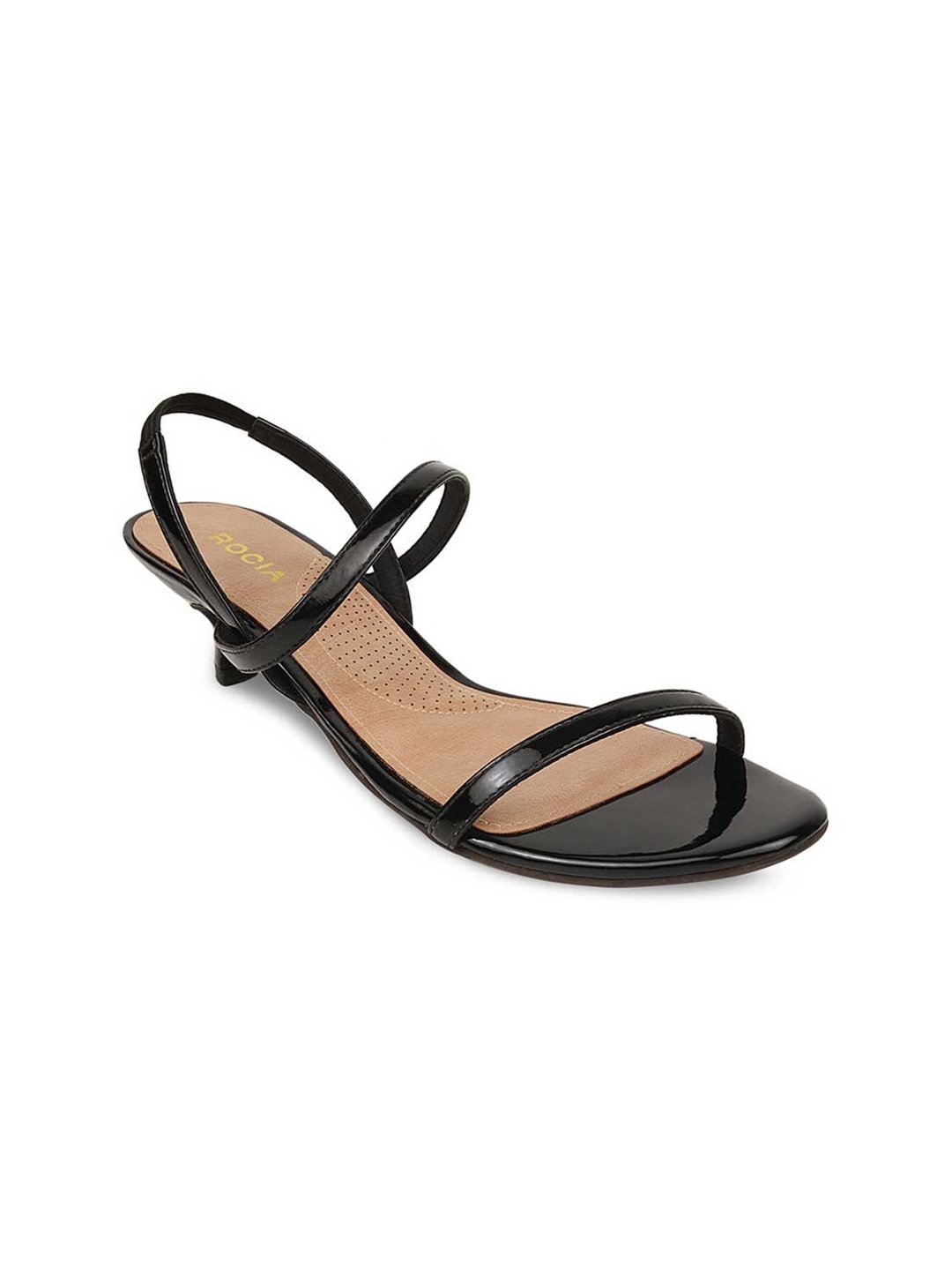 

Rocia Black Kitten Sandals