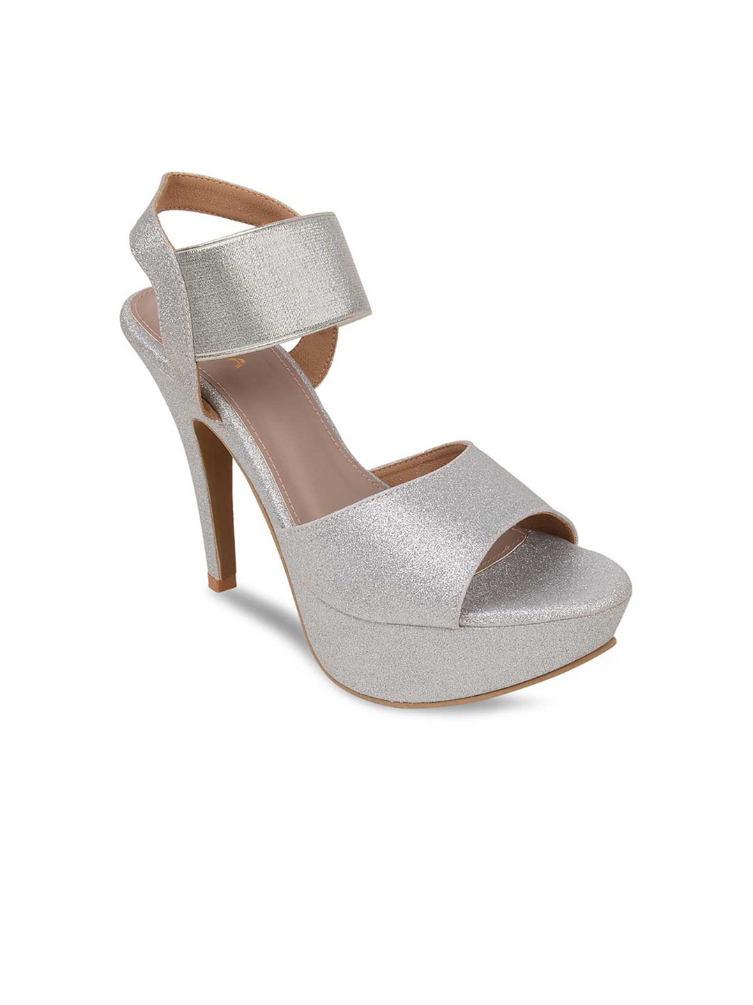 

Rocia Silver-Toned Stiletto Sandals