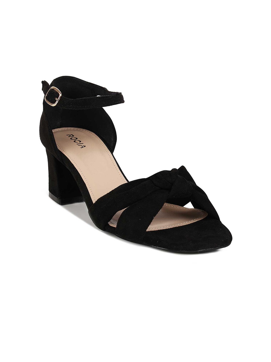 

Rocia Women Black Block Sandals