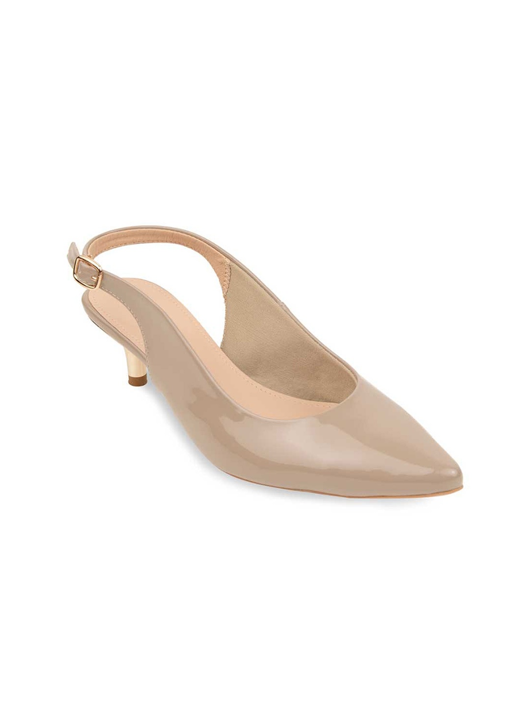 

Rocia Beige Kitten Heel Pumps
