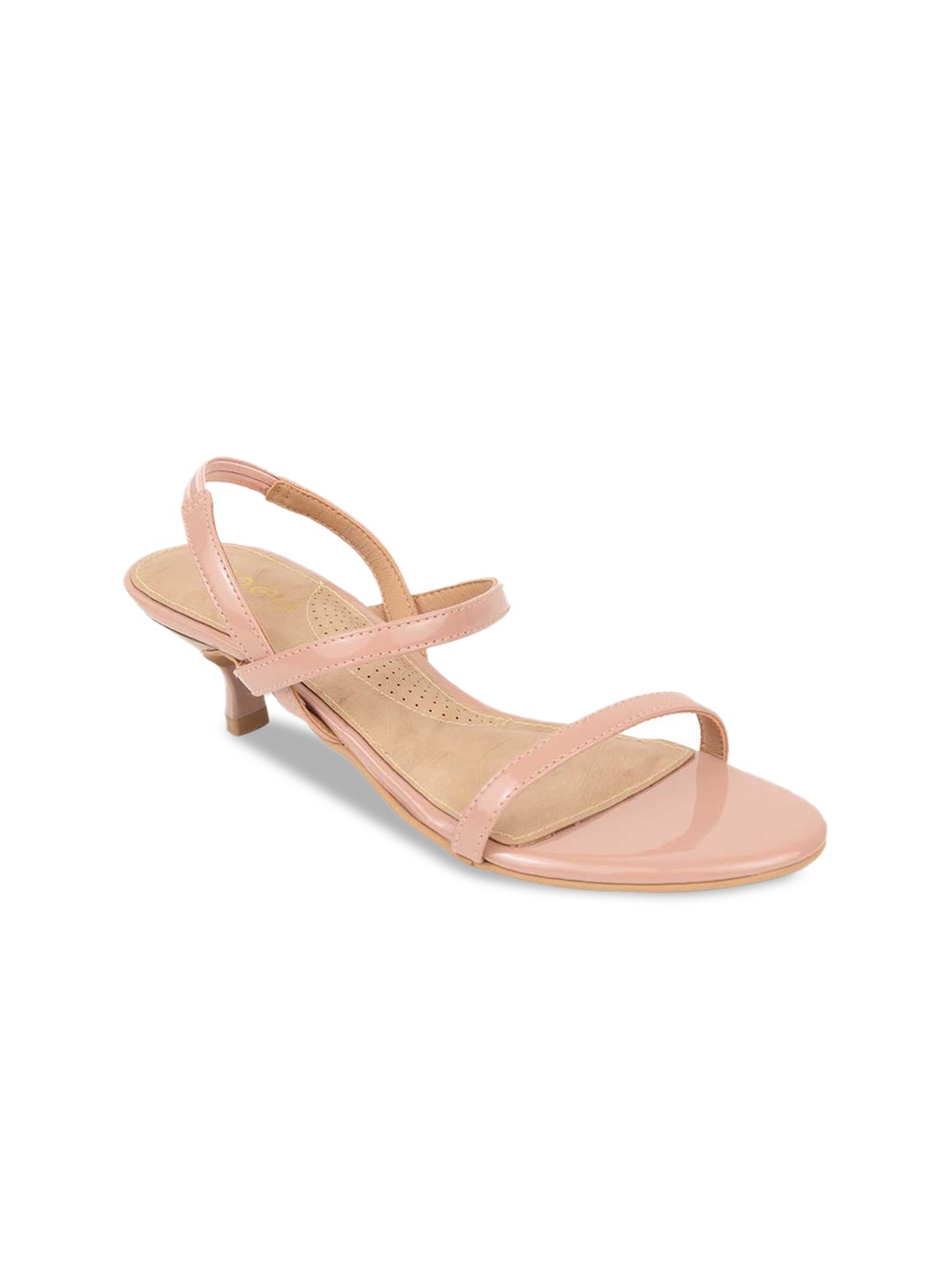 

Rocia Nude-Coloured Textured Kitten Pumps