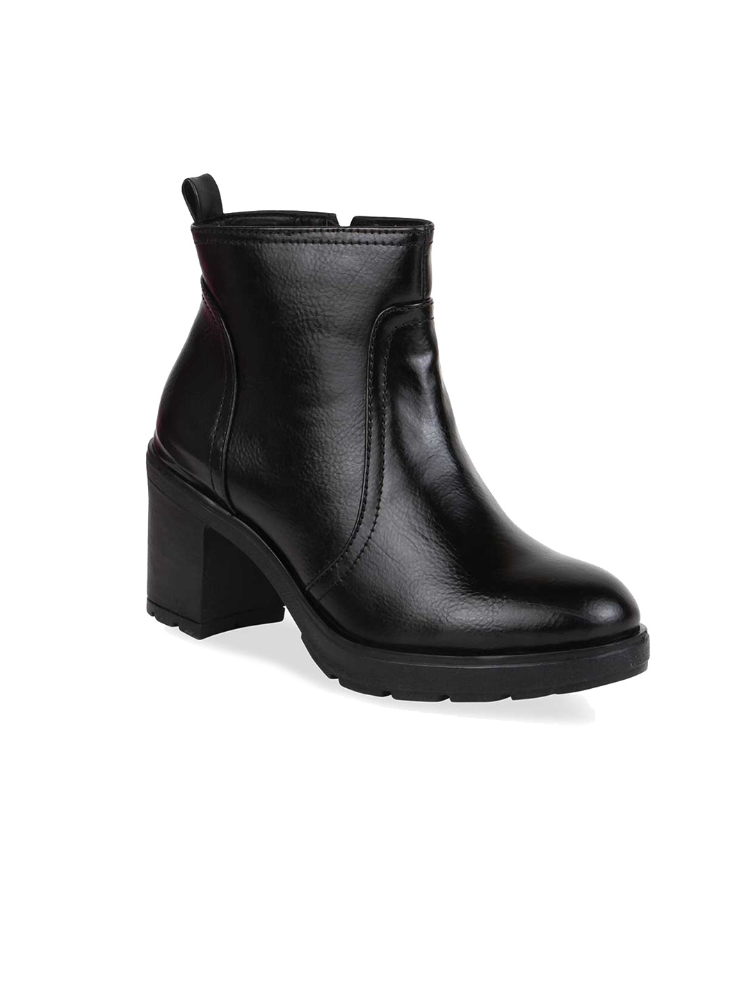 

Rocia Women Black Block Heel Boots
