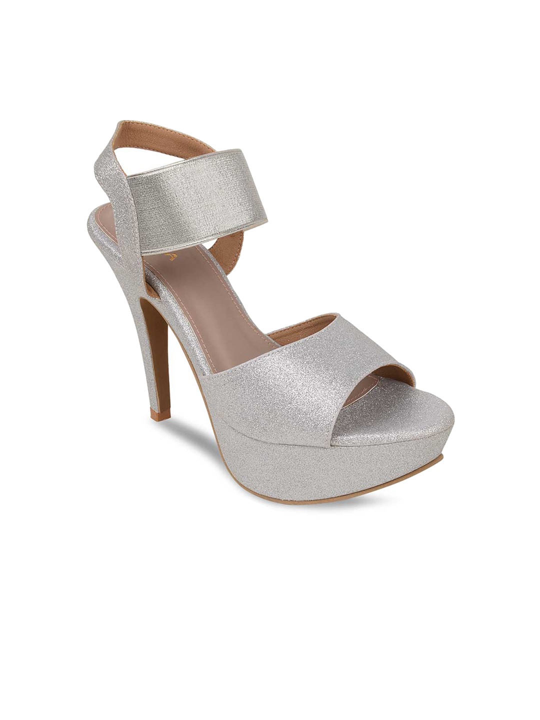 

Rocia Silver-Toned Stiletto Sandals