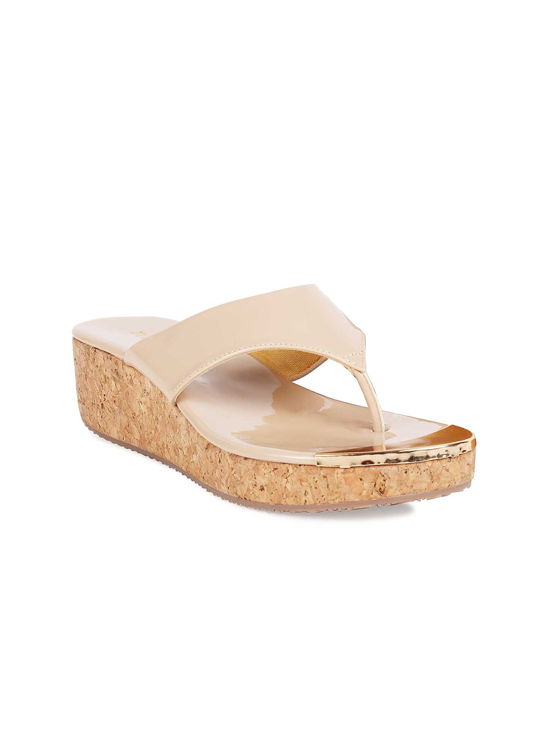 

Rocia Beige Wedge Sandals