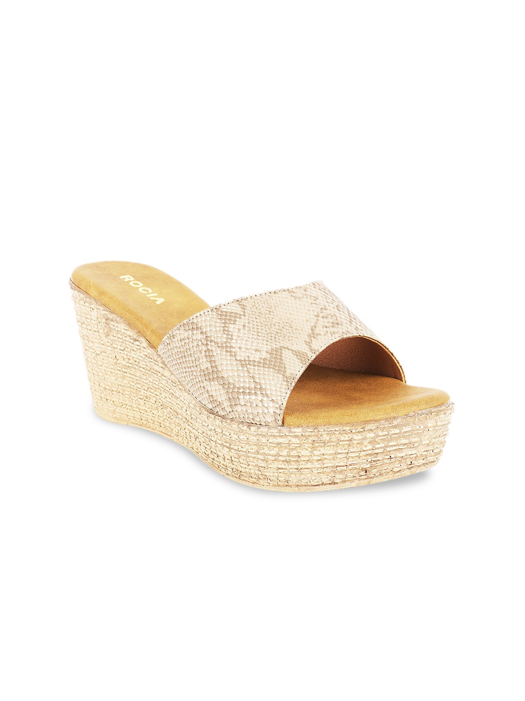 

Rocia Beige Wedge Heels